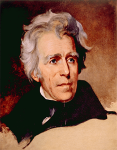 portrait of Andrew Jackson was painted during his first year in office. It is the model for his image on the $20 bill